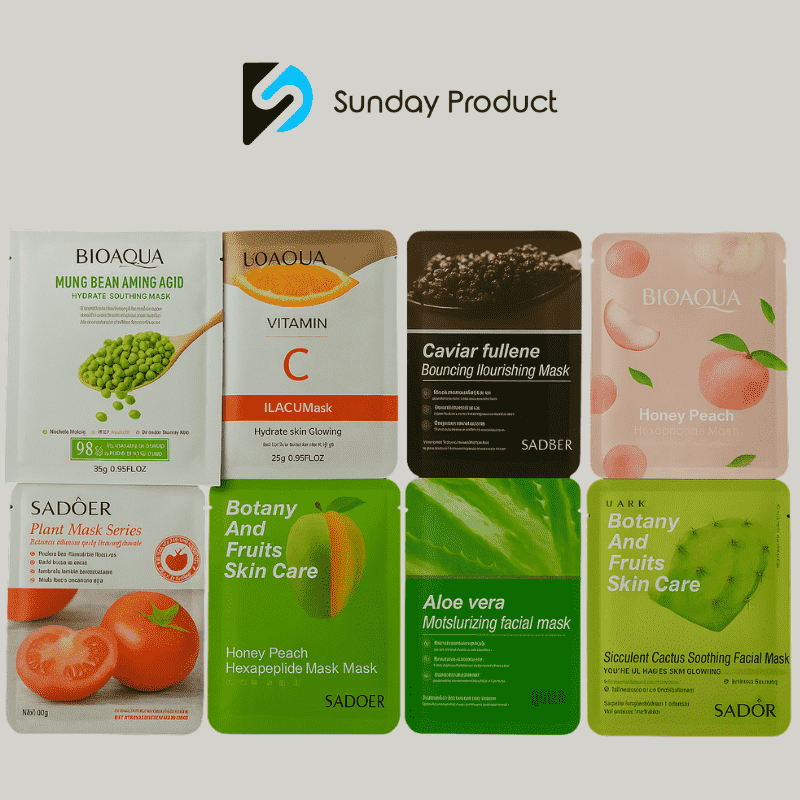 BIOAQUA Pack Of 10 Moisturizing Face Sheet Mask