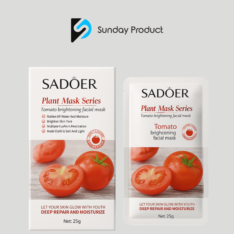 SADOER Tomato Brightening Face Mask